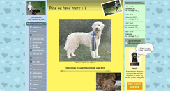 Desktop Screenshot of labradoodles.dk
